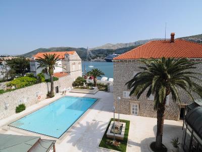 outdoor pool - hotel lapad - dubrovnik, croatia