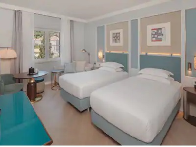bedroom 2 - hotel hilton imperial - dubrovnik, croatia