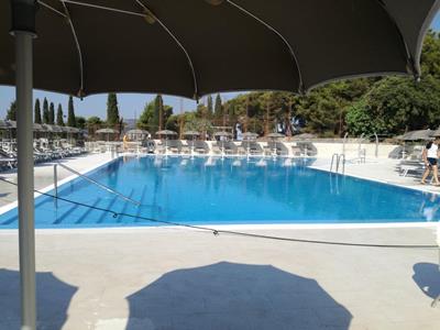 outdoor pool - hotel medena - trogir, croatia
