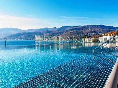 outdoor pool 1 - hotel hilton rijeka costabella beach resort - rijeka, croatia