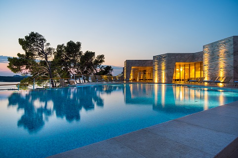 outdoor pool - hotel d-resort sibenik - sibenik, croatia