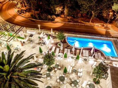 outdoor pool - hotel park - split, croatia
