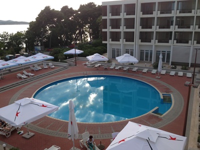 outdoor pool - hotel kolovare - zadar, croatia