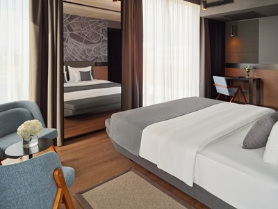 bedroom 3 - hotel movenpick zagreb - zagreb, croatia