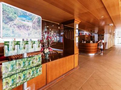 lobby - hotel jezero - plitvice, croatia