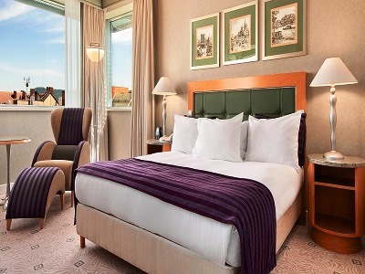 bedroom - hotel crowne plaza budapest - budapest, hungary