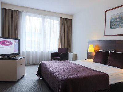 bedroom - hotel adina apartment hotel budapest - budapest, hungary
