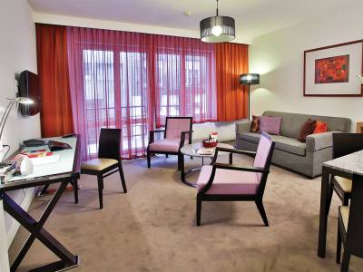 bedroom 3 - hotel adina apartment hotel budapest - budapest, hungary