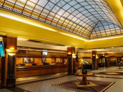 lobby - hotel aquincum - budapest, hungary