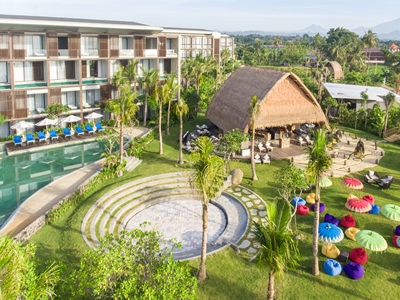 exterior view - hotel wyndham tamansari jivva resort bali - bali island, indonesia