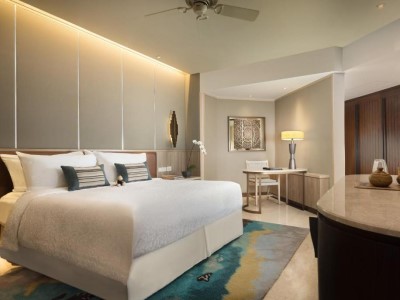 deluxe room - hotel conrad bali - bali island, indonesia