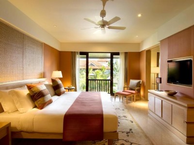 deluxe room 1 - hotel conrad bali - bali island, indonesia