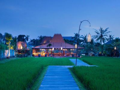 restaurant - hotel alaya resort ubud - bali island, indonesia
