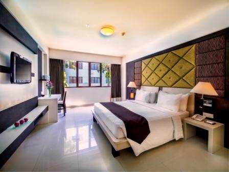 standard bedroom - hotel aston kuta hotel and residence - bali island, indonesia