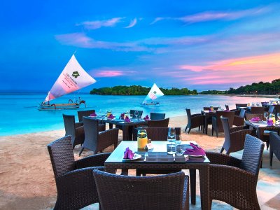 restaurant - hotel laguna resort - bali island, indonesia