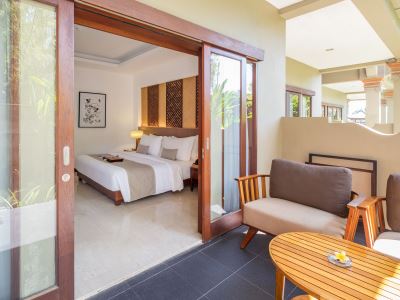 bedroom 1 - hotel bali niksoma boutique beach resort - bali island, indonesia