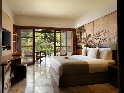 bedroom 1 - hotel adiwana resort jembawan - bali island, indonesia