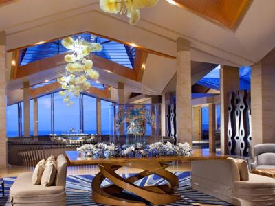 lobby - hotel mulia resort - bali island, indonesia
