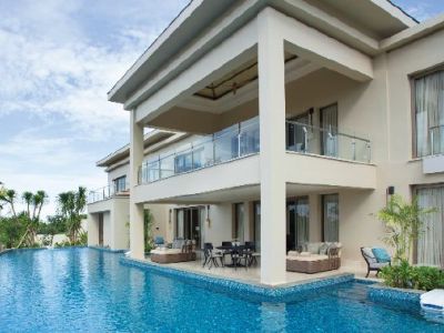 outdoor pool 1 - hotel mulia villas - bali island, indonesia