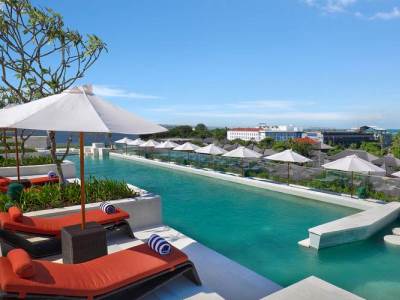 outdoor pool - hotel aryaduta bali - bali island, indonesia