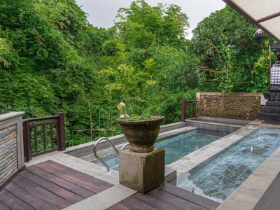 outdoor pool 1 - hotel the pari sudha - bali island, indonesia