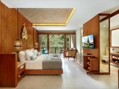 bedroom - hotel aksari resort ubud - bali island, indonesia