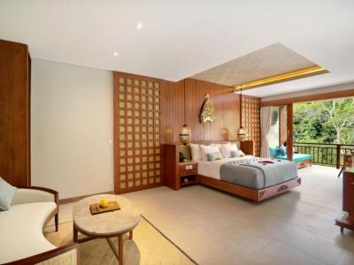bedroom 1 - hotel aksari resort ubud - bali island, indonesia