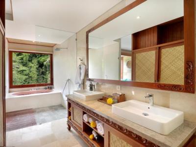 bathroom - hotel aksari resort ubud - bali island, indonesia
