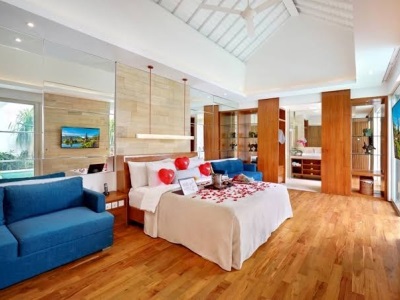 bedroom - hotel ini vie villa - bali island, indonesia