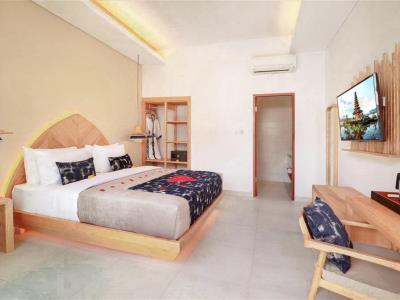 bedroom - hotel aeera villa canggu ini vie hospitality - bali island, indonesia