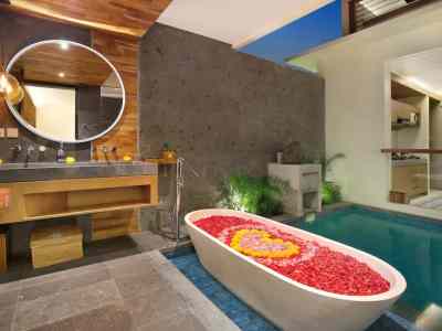bathroom 1 - hotel ayona villa by ini vie hospitality - bali island, indonesia