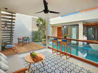 bedroom 3 - hotel ayona villa by ini vie hospitality - bali island, indonesia