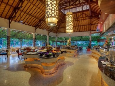 restaurant - hotel novotel bali nusa dua - bali island, indonesia