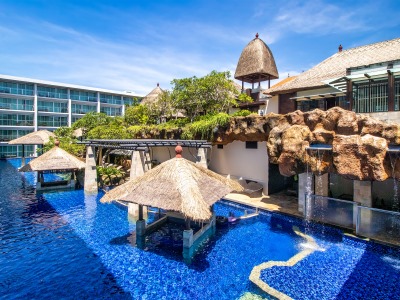 outdoor pool - hotel the sakala resort bali - bali island, indonesia