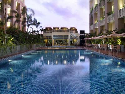 outdoor pool - hotel eastparc - yogyakarta, indonesia