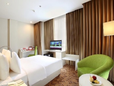 bedroom - hotel swiss-belinn balikpapan - balikpapan, indonesia