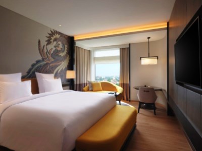 bedroom - hotel pullman bandung grand central - bandung, indonesia