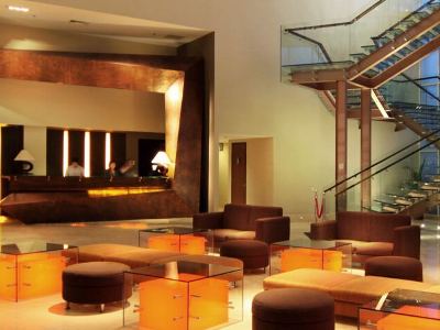 lobby - hotel luxton - bandung, indonesia