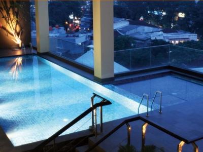outdoor pool - hotel luxton - bandung, indonesia