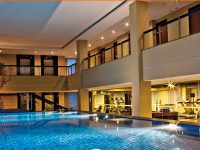 indoor pool - hotel luxton - bandung, indonesia