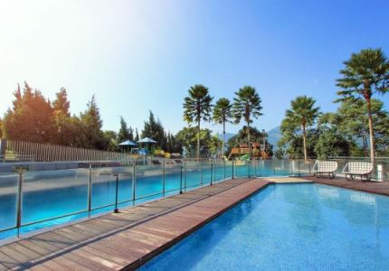 outdoor pool - hotel pesona alam resort and spa - bogor, indonesia