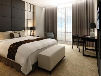 bedroom - hotel grand swiss-belhotel darmo surabaya - surabaya, indonesia