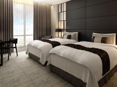 bedroom 1 - hotel grand swiss-belhotel darmo surabaya - surabaya, indonesia