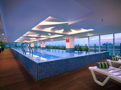 indoor pool - hotel alana - surabaya, indonesia