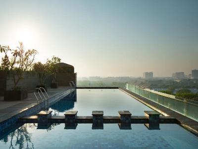 outdoor pool 1 - hotel best western papilio - surabaya, indonesia