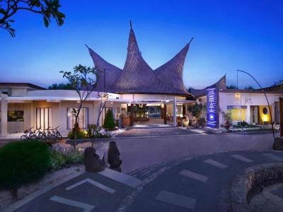 exterior view - hotel aston sunset beach - gili trawangan - lombok, indonesia