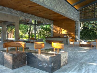 lobby - hotel katamaran resort - lombok, indonesia