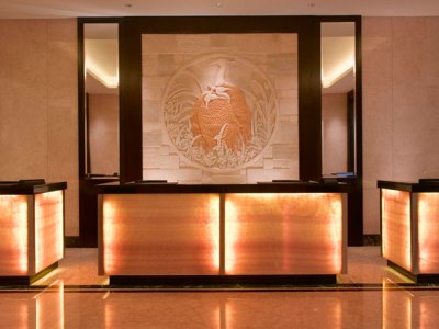 lobby - hotel jw marriott - medan, indonesia