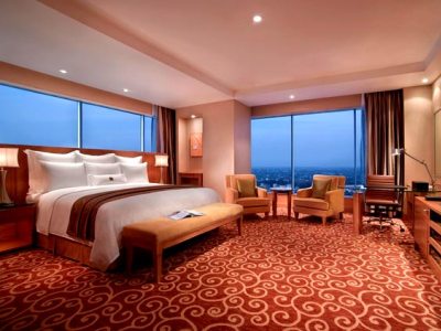 bedroom 2 - hotel jw marriott - medan, indonesia