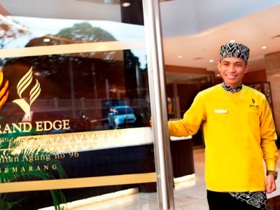 lobby 1 - hotel grand edge hotel semarang - semarang, indonesia